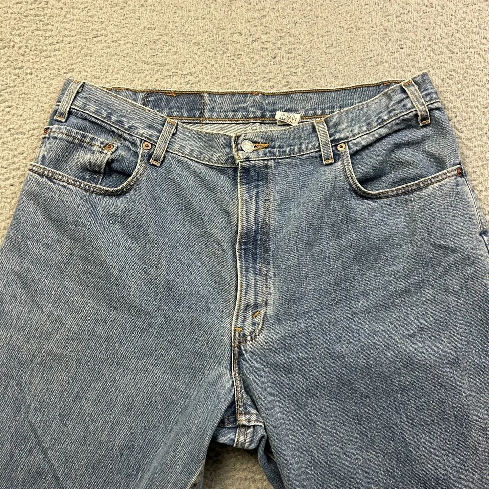 VTG Levis 560 Jeans Mens 38x32 Blue Loose Baggy Tapered Made In USA Y2K